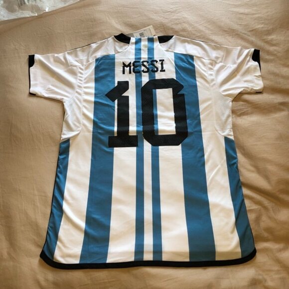Adidas Argentina Messi Home Jersey 3 Stars 2022 - Picture 2 of 9